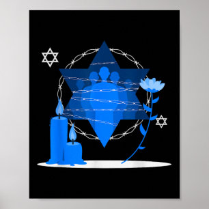 Póster Día de Recuerdo del Holocausto - Yom Hashoah