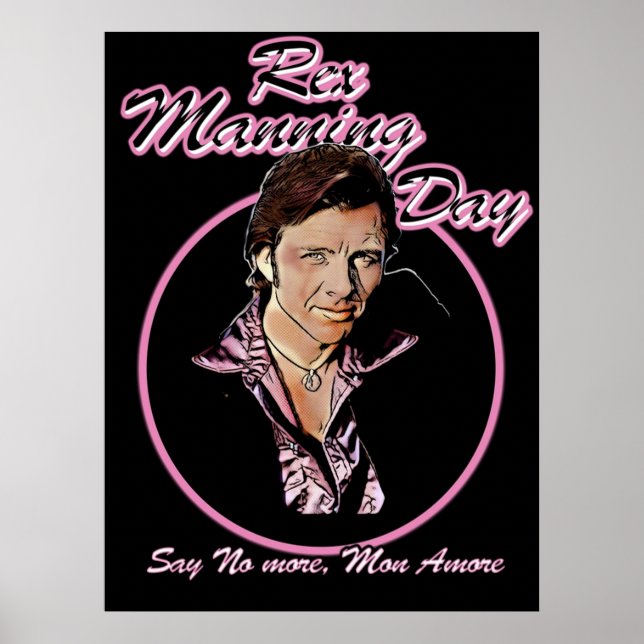 Póster Día de Rex Manning (Frente)