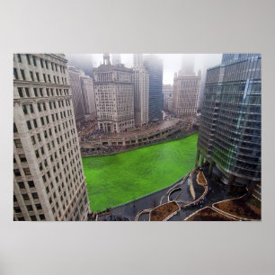 Póster Día de San Patricio, Chicago