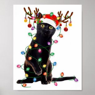 Póster Día de San Patricio Gato Negro Regalo Mi Amuleto d