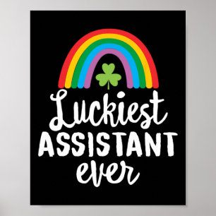 Póster Día de San Patricio Instantánea Más Afortunada Tré