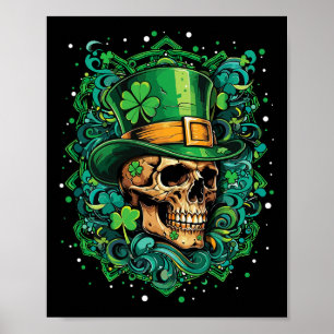 Póster Día de San Patricio irlandés Paddy Shamrock Dia De