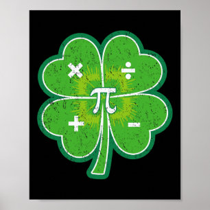 Póster Día de San Pattys Día de St Patricks Día de Shamro