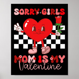 Póster Día de San Valentín Chicos Niños Lo Siento Chicas 