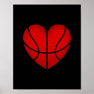 Póster Día de San Valentín de Sketll Heart para niños y n