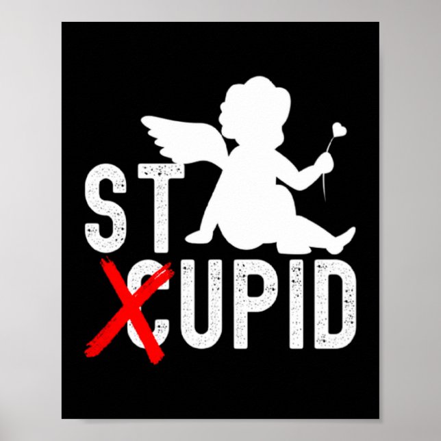 Póster Día de San Valentín Divertido Cud Es Stud Premium  (Frente)