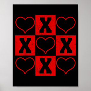 Póster Día de San Valentín Pareja Corazón Mono Cute Regal