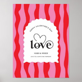 Póster Día de San Valentín  Sé Mía Día de San Valentín 