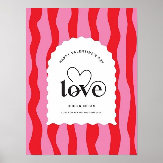 Póster Día de San Valentín  Sé Mía Día de San Valentín  (Frente)
