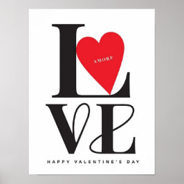 Póster Día de San Valentín  Sé Mío Día de San Valentín 