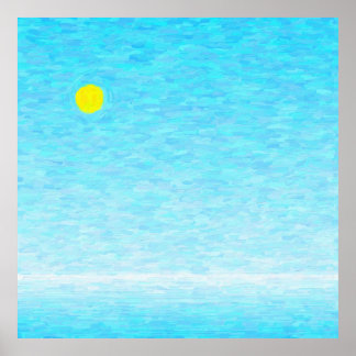 Póster Dia de sol em alto mar