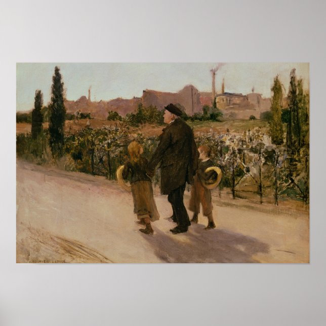 Póster Día de todas las almas, 1882 (Frente)