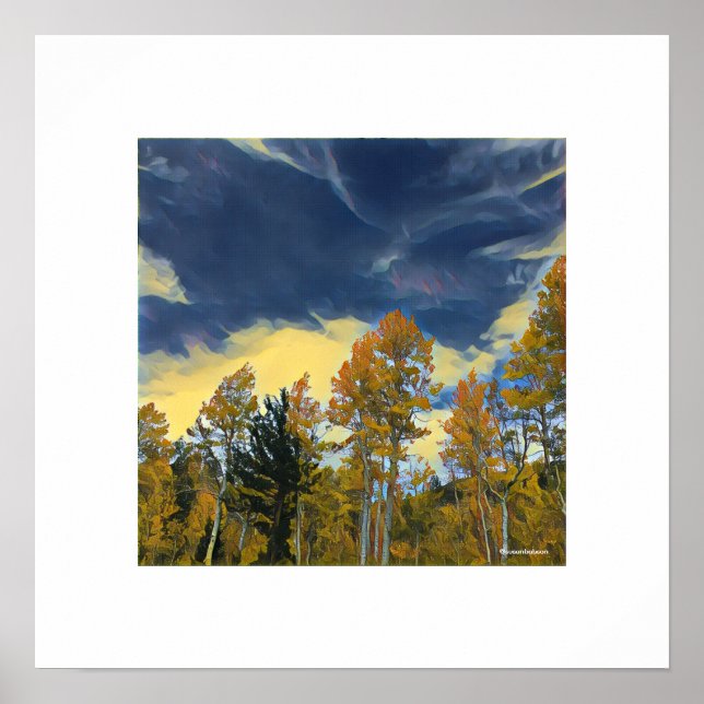 Póster Día de tormenta (Frente)