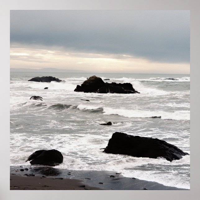 Póster Día de tormenta... (Frente)