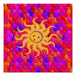 Póster Día de verano caliente......