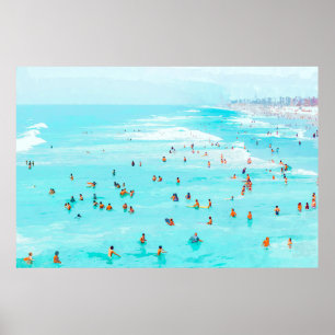 Póster Día de verano caliente