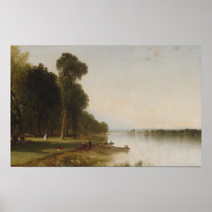 Póster Día de Verano en el Lago Conesus