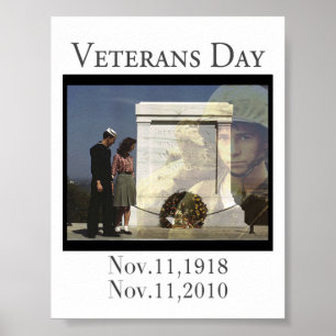 Póster Día de veteranos (día de armisticio)
