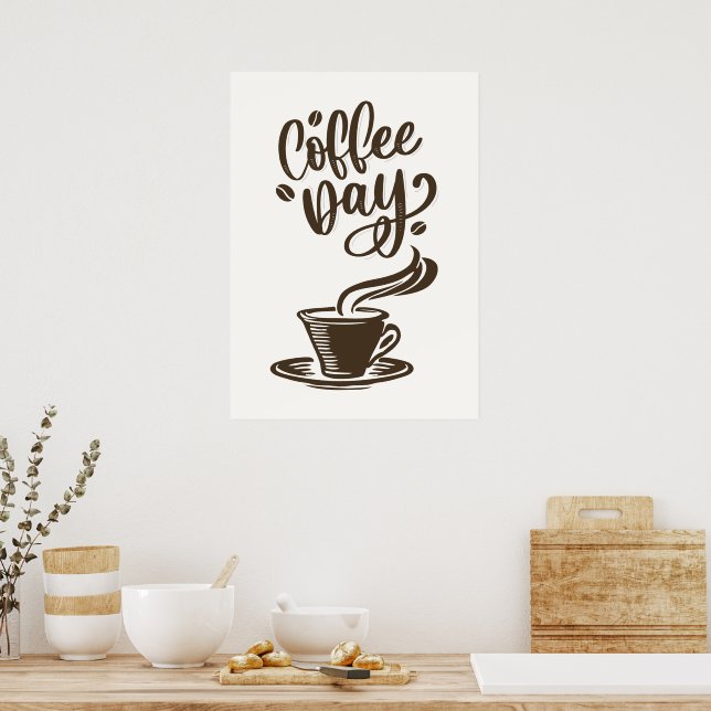Póster Día del Café (Cocina)