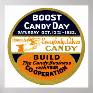 Póster Día del Candy de 1923