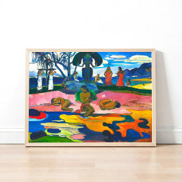 Póster Día del Dios (Mahana no atua) de Paul Gauguin