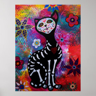 PÓSTER DÍA DEL EL GATO II DE LA PINTURA MUERTA
