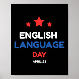 Póster Día del Inglés