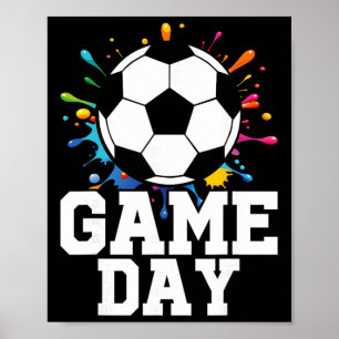 Póster Día del Juego Fútbol Día del Juego