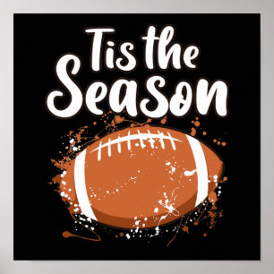 Póster Día del jugador entrenador de la temporada de fútb