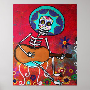 PÓSTER DÍA DEL MARIACHI DEL POSTER MUERTO