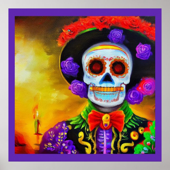 Póster Día del Muerto 1 (Frente)
