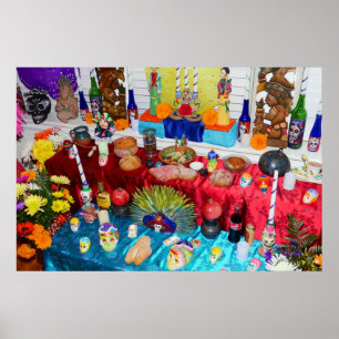 Póster Día del ofrecimiento muerto del altar