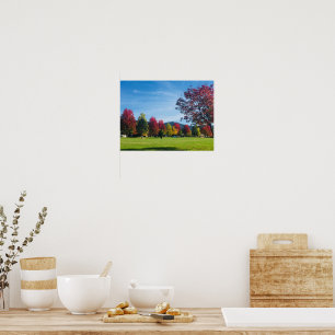 Póster Día del Otoño en el Poster del Parque