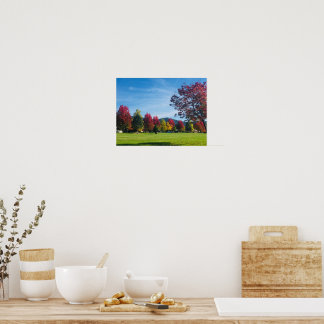 Póster Día del Otoño en el Poster del Parque