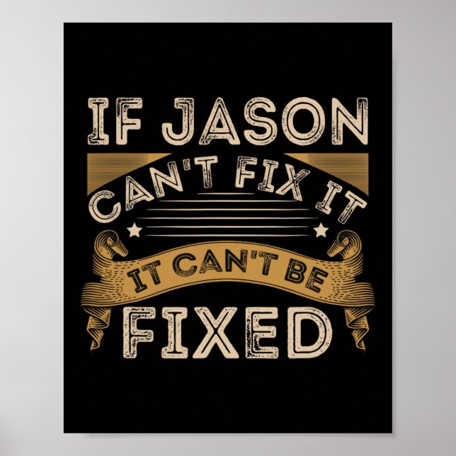 Póster Día del Padre Cita de Jason  (Frente)