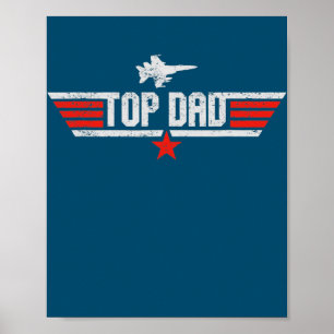 Póster Día del padre de los hombres por papá