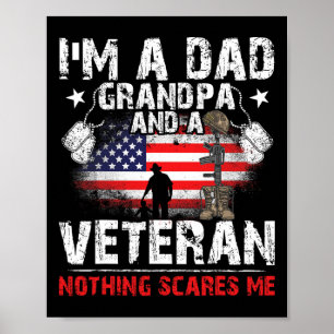 Póster Día del Padre - Día de los Veteranos - Soy un abue
