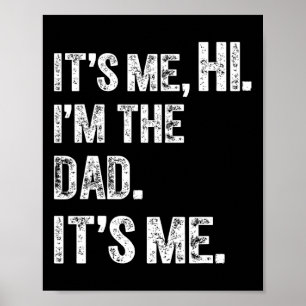 Póster Día Del Padre Diez Divertido Día Del Cumpleaños Ho