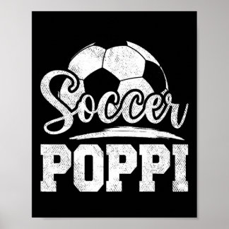 Póster Día del padre juego de fútbol Poppi jugador de fút