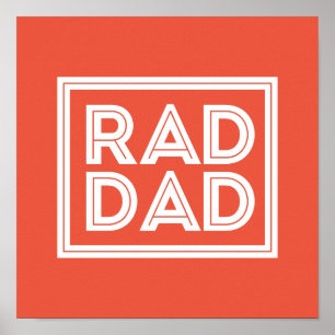 Póster Día del padre - Papá loco