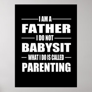 Póster Día del padre Soy Padre