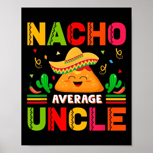 Póster Día del Padres del Hombre de la Familia Nacho Prom (Frente)