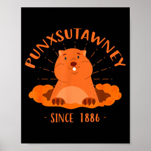 Póster Día divertido de la marmota Punxsutawney desde 188