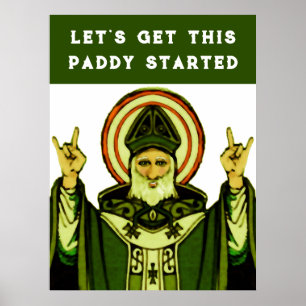 Póster Día divertido de San Patricio