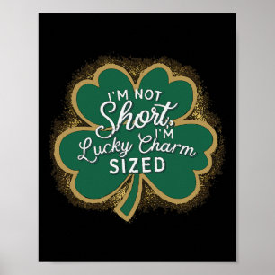 Póster Día Divertido de San Patricio No Soy Bajo Soy Amul