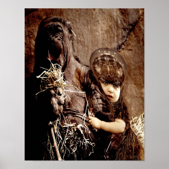 Póster Día en el zoológico (impresión) (Frente)