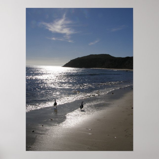 Póster Día en la playa (Frente)