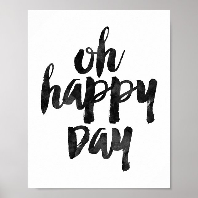 Póster Día feliz (Frente)