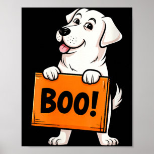 Póster Día Feliz de Halloween Dachshund Perro Papá Wiener