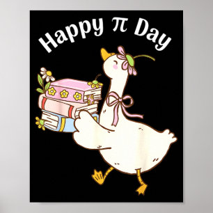 Póster Día Feliz de Pi Sé Divertido Amantes de Profesores